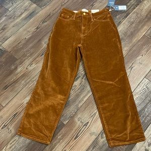 Brown corduroy pants